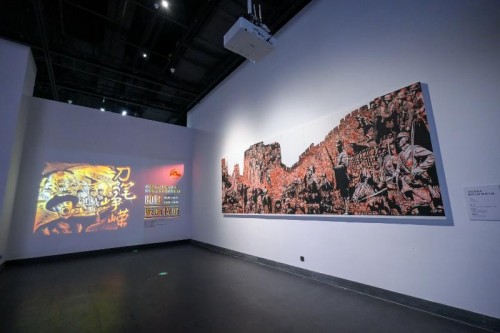 纪念抗战胜利80周年，“刀笔峥嵘”版画特展在上海交大举办